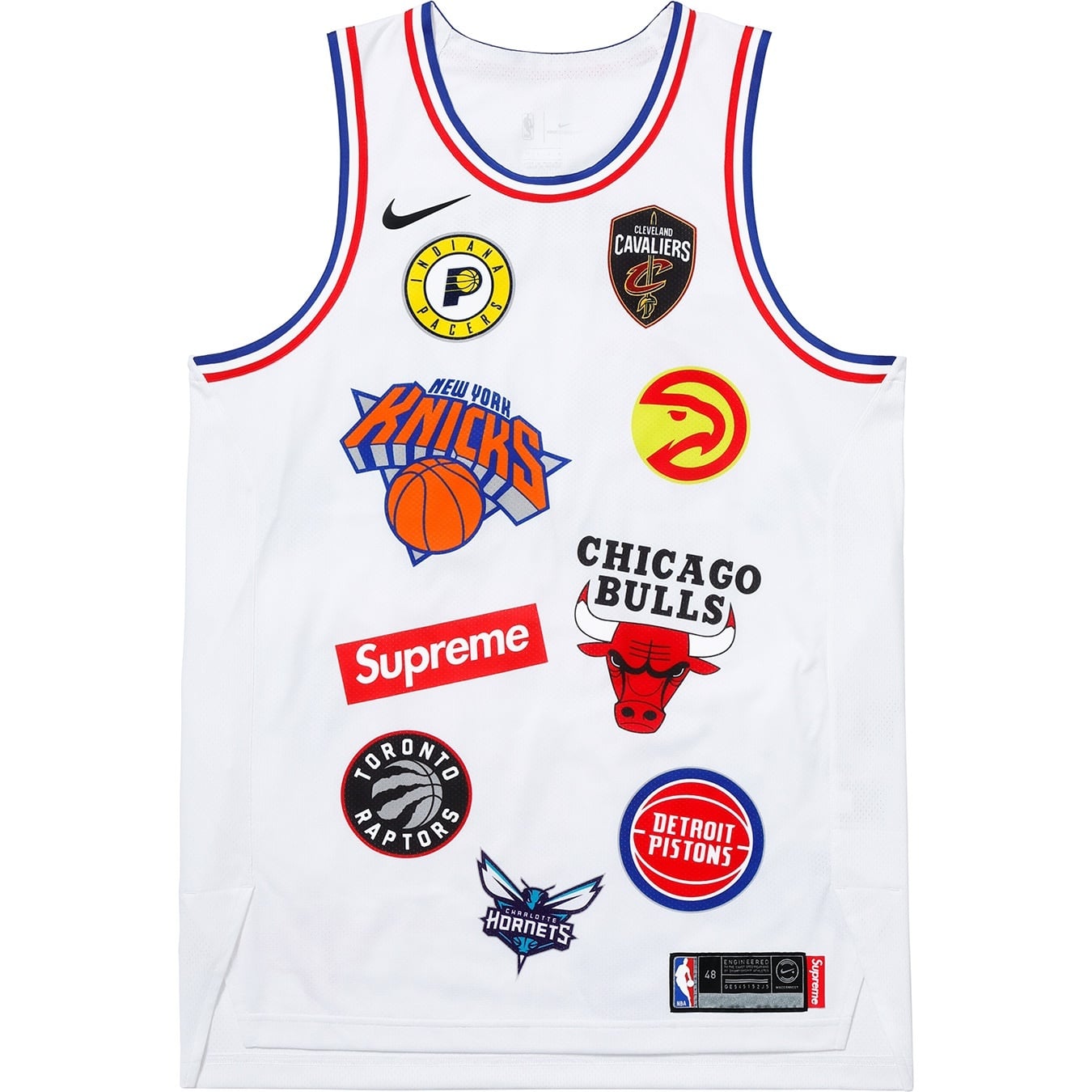 Supreme®/Nike®/NBA Teams Authentic Jersey view 4